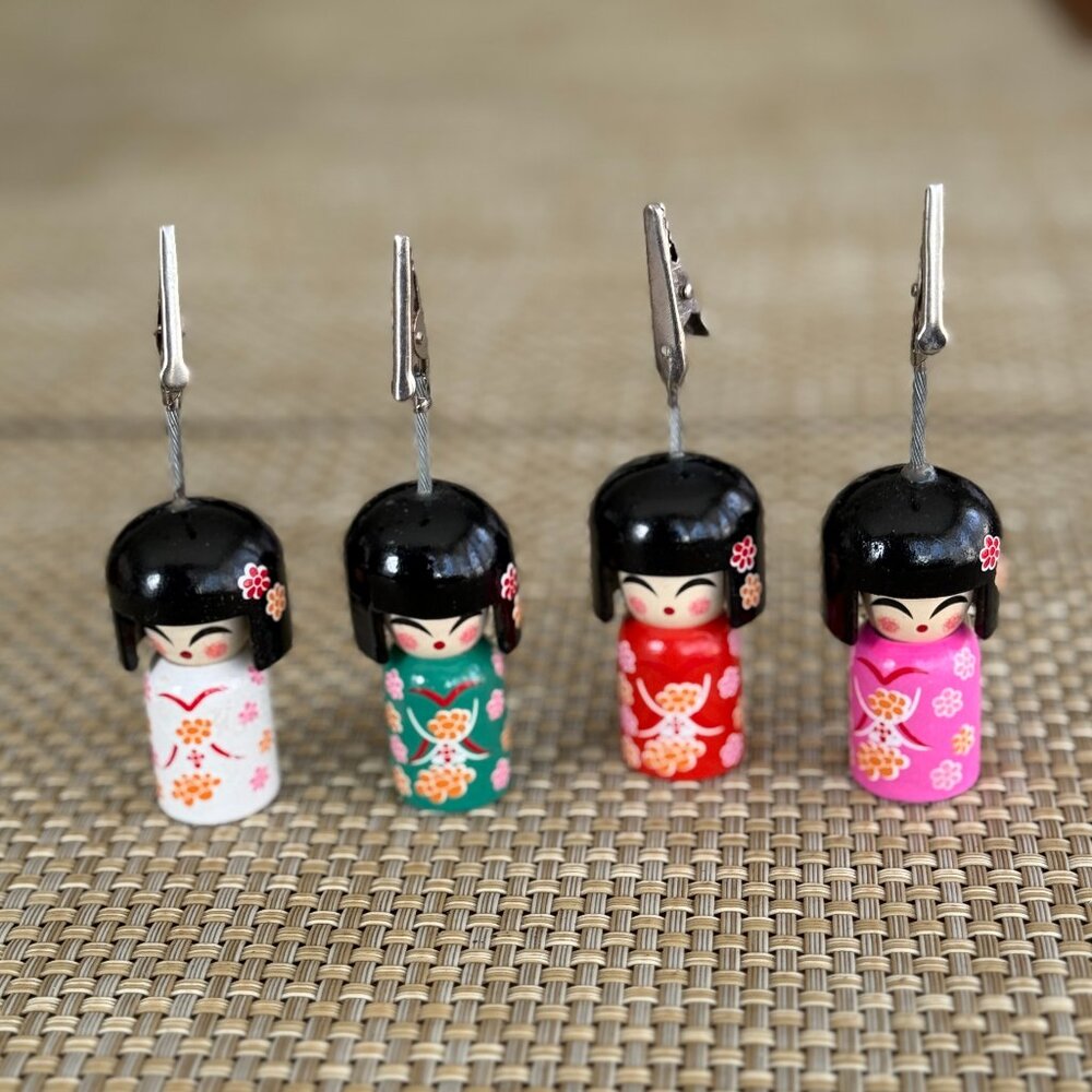 Kokeshi Doll Photo Holders